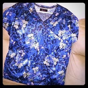 Koi Lite mesh like scrub top